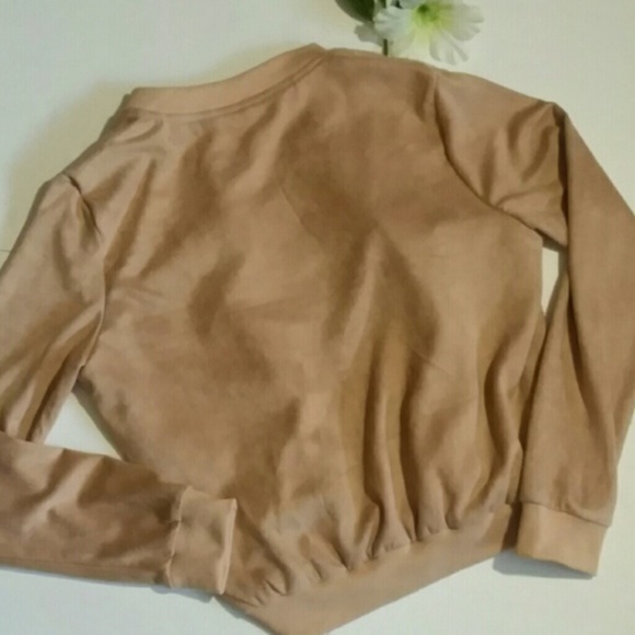 NWOT Fashion Nova BLUSH BOMBER JACKET - Picture 4 of 7